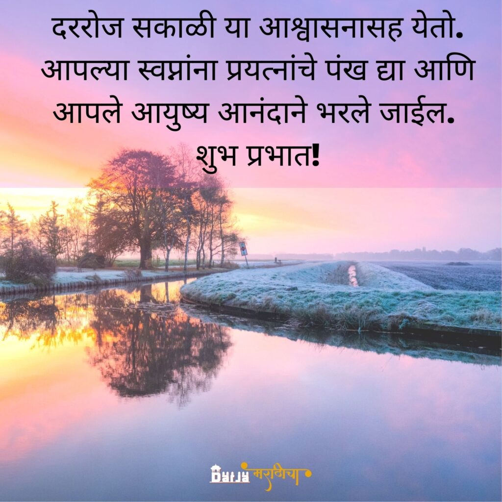 Good Morning Wishes Marathi